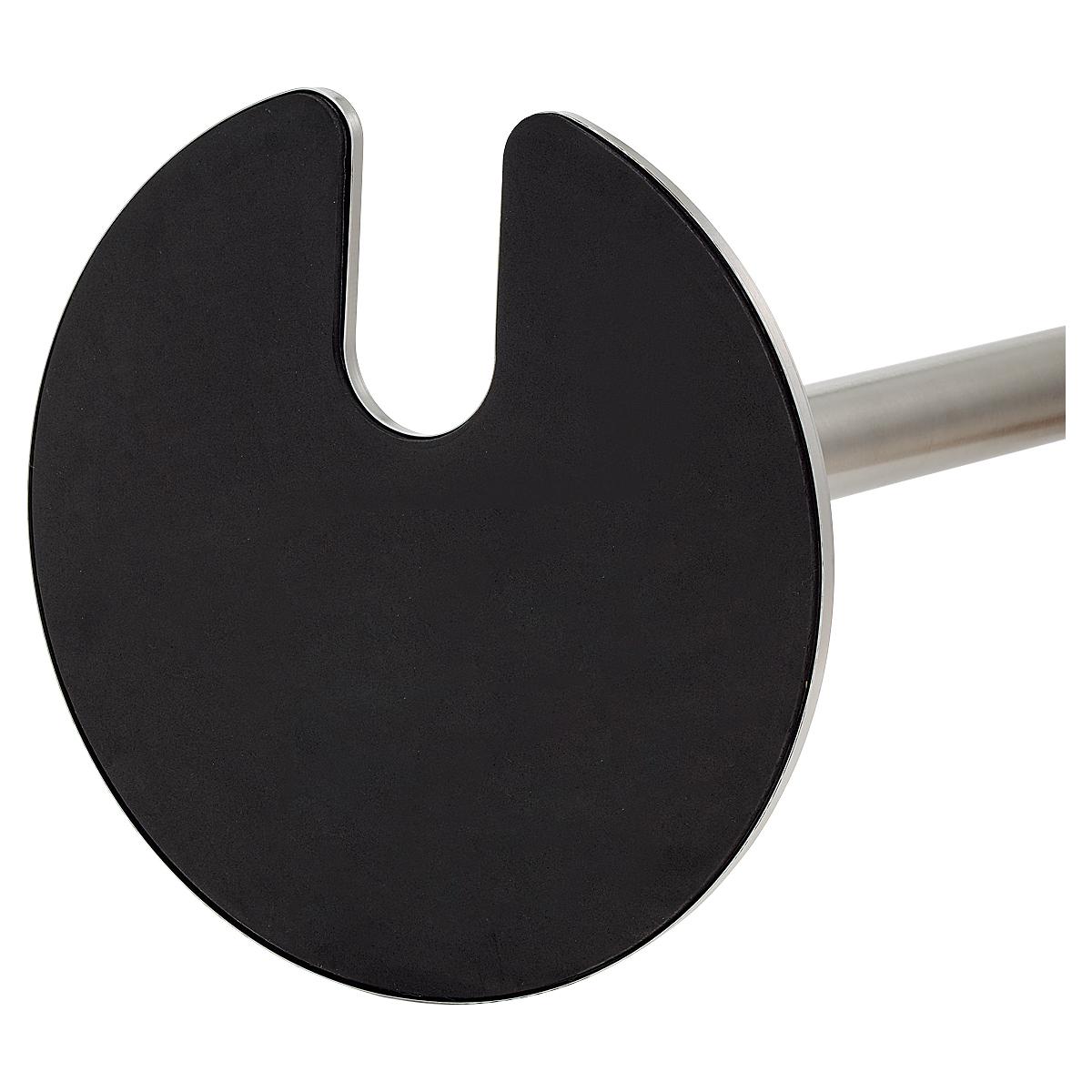 2台 スタッキングベルトパーテーション ステンレスベース 底面樹脂タイプ〔ストエキオリジナル〕 ブラック