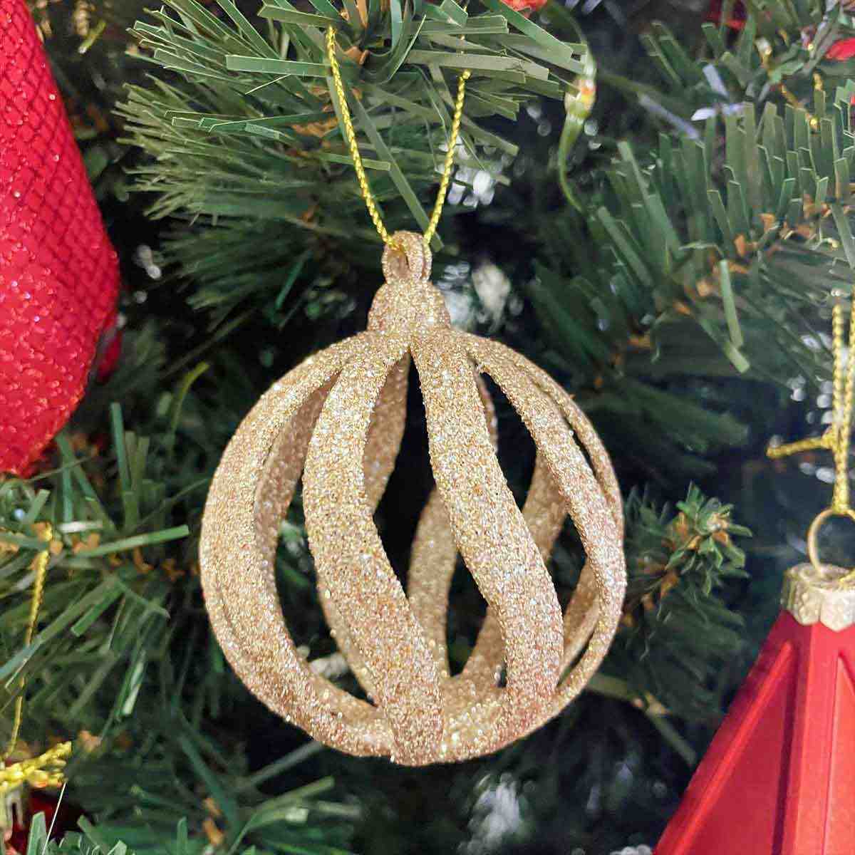 オーナメントセット レッド 高さ210cm用