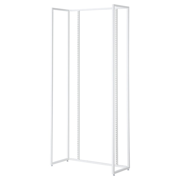 UR壁面タイプ 幅90×高さ210cm 本体 ホワイト〔ストエキオリジナル〕 オープンタイプ