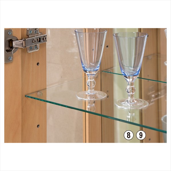 卓上ショーケース ライフ ハイタイプ用 追加棚ガラス