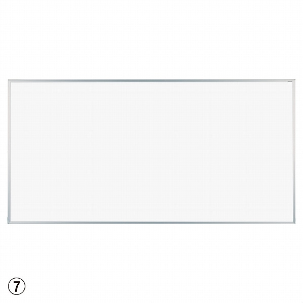馬印 壁掛ニッケルホーローホワイトボード 無地 マーカー・マグネット付き 幅91.0×奥行1.8×高さ61.0cm MH23