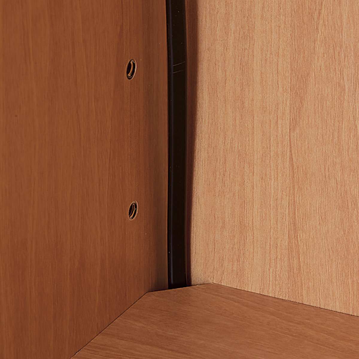 中間棚の切り欠き