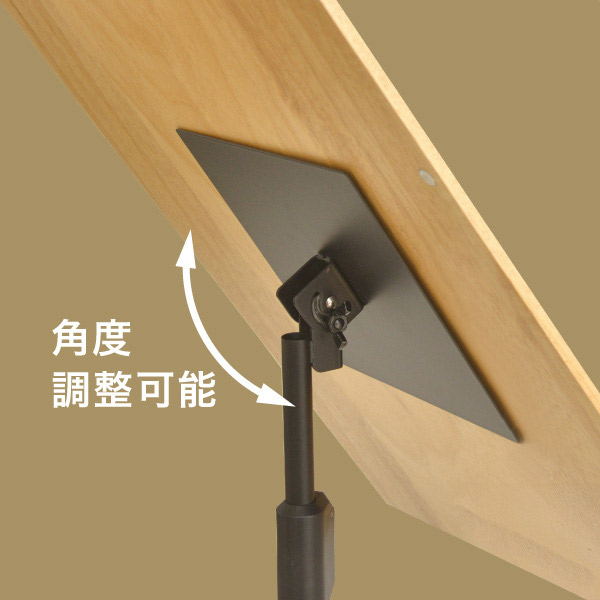 モクペタボードスタンド M-A4黒、白木