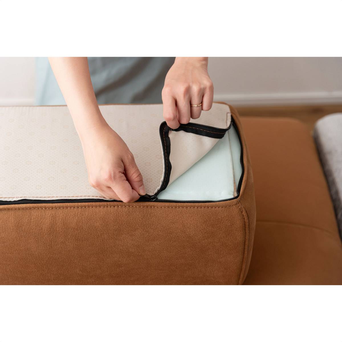 ソファ チャコール