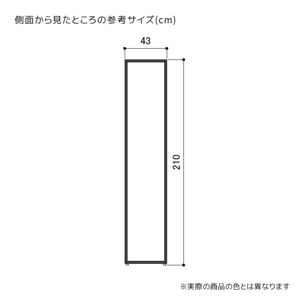 UR壁面タイプ 幅120×高さ210cm 本体 ブラック〔ストエキオリジナル〕 ホワイトパネル付き