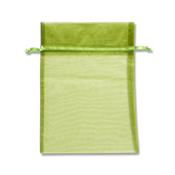 【10枚】HEIKO ヘイコー オーガンジーバッグ 平袋タイプ 巾着袋 XL 21×30cm ホワイト