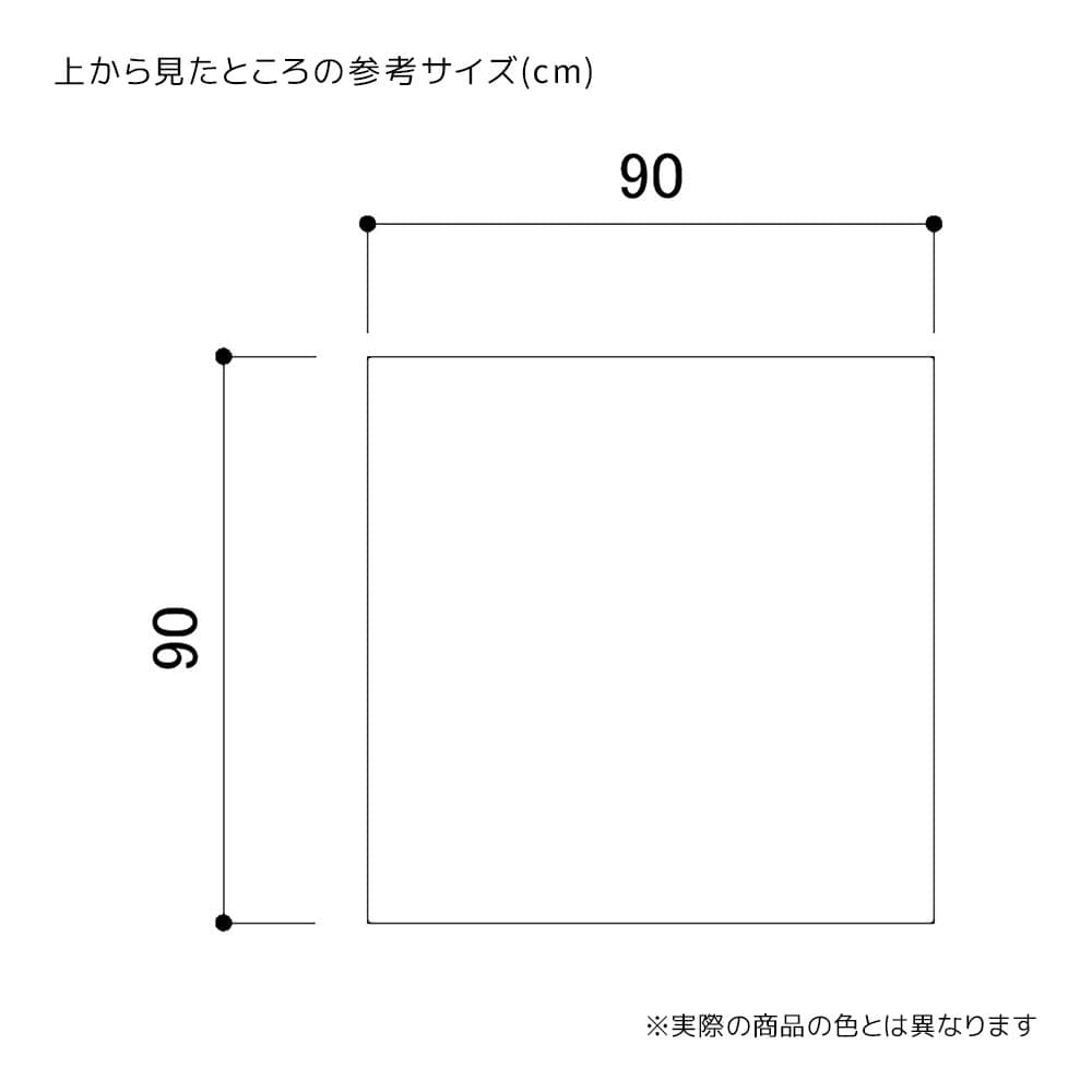 木製角柱ステージ 木製角柱ステージ 幅35×奥行35×高90cm ホワイト ［ストエキ