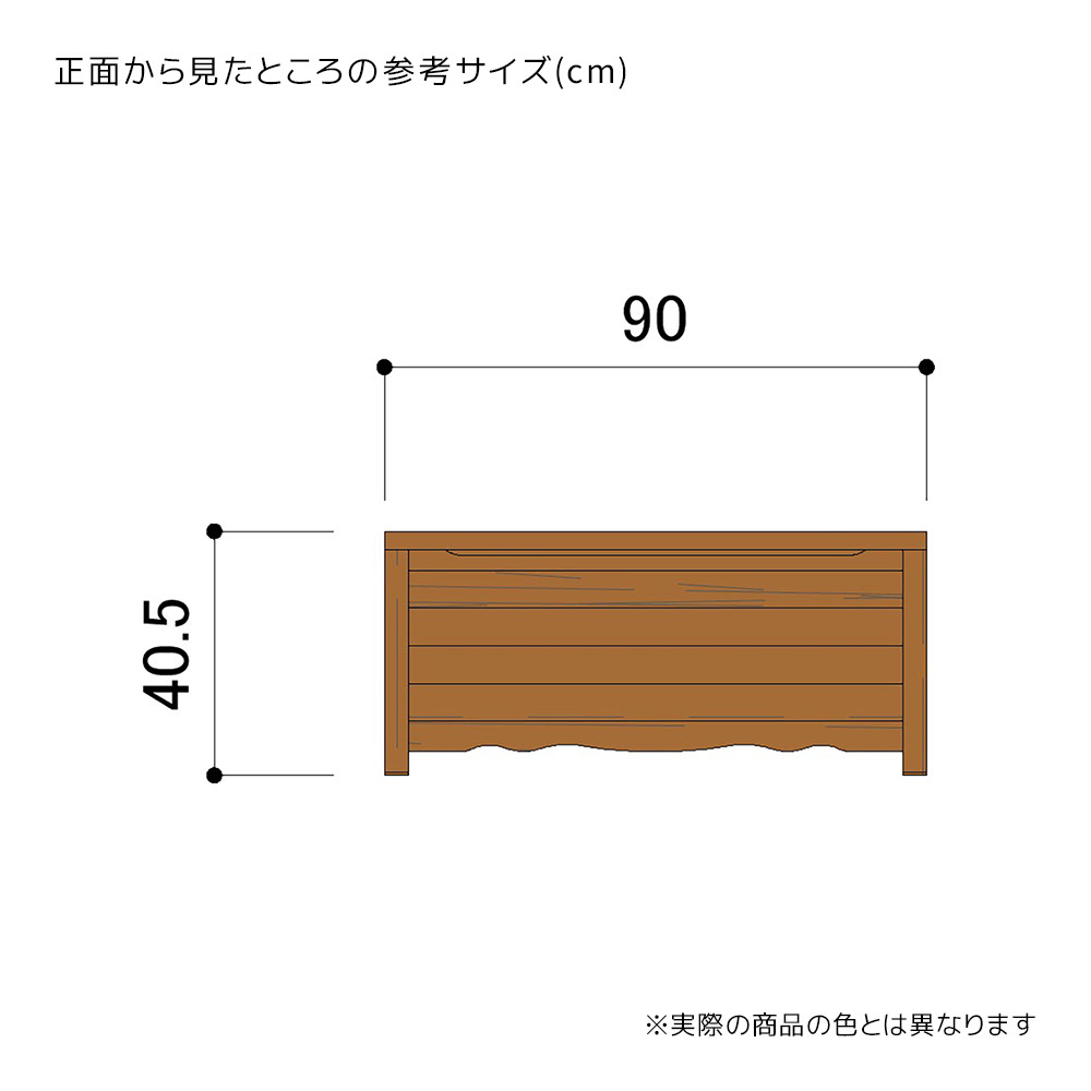木製収納ボックス ブラウン 木製収納ボックス ブラウン