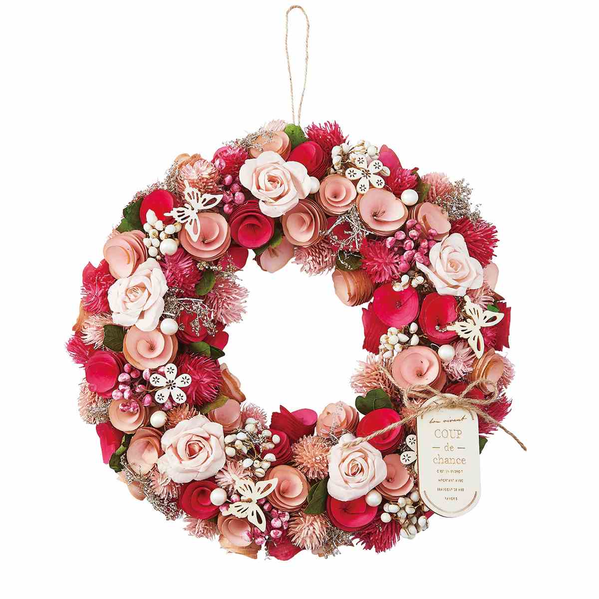 母の日ナチュラルリース 32cm