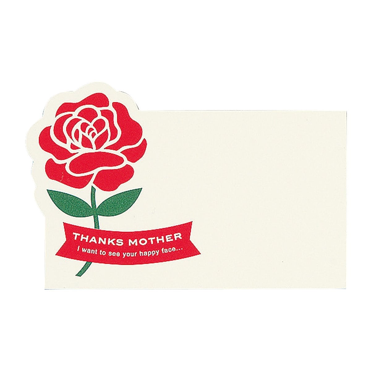 母の日メッセージカード 50枚 バラ