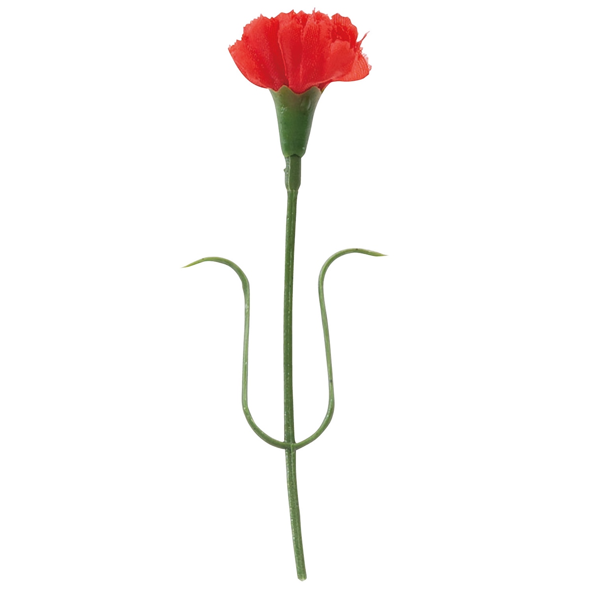 造花カーネーションピック L10cm レッド 【通販】ストア・エキスプレス