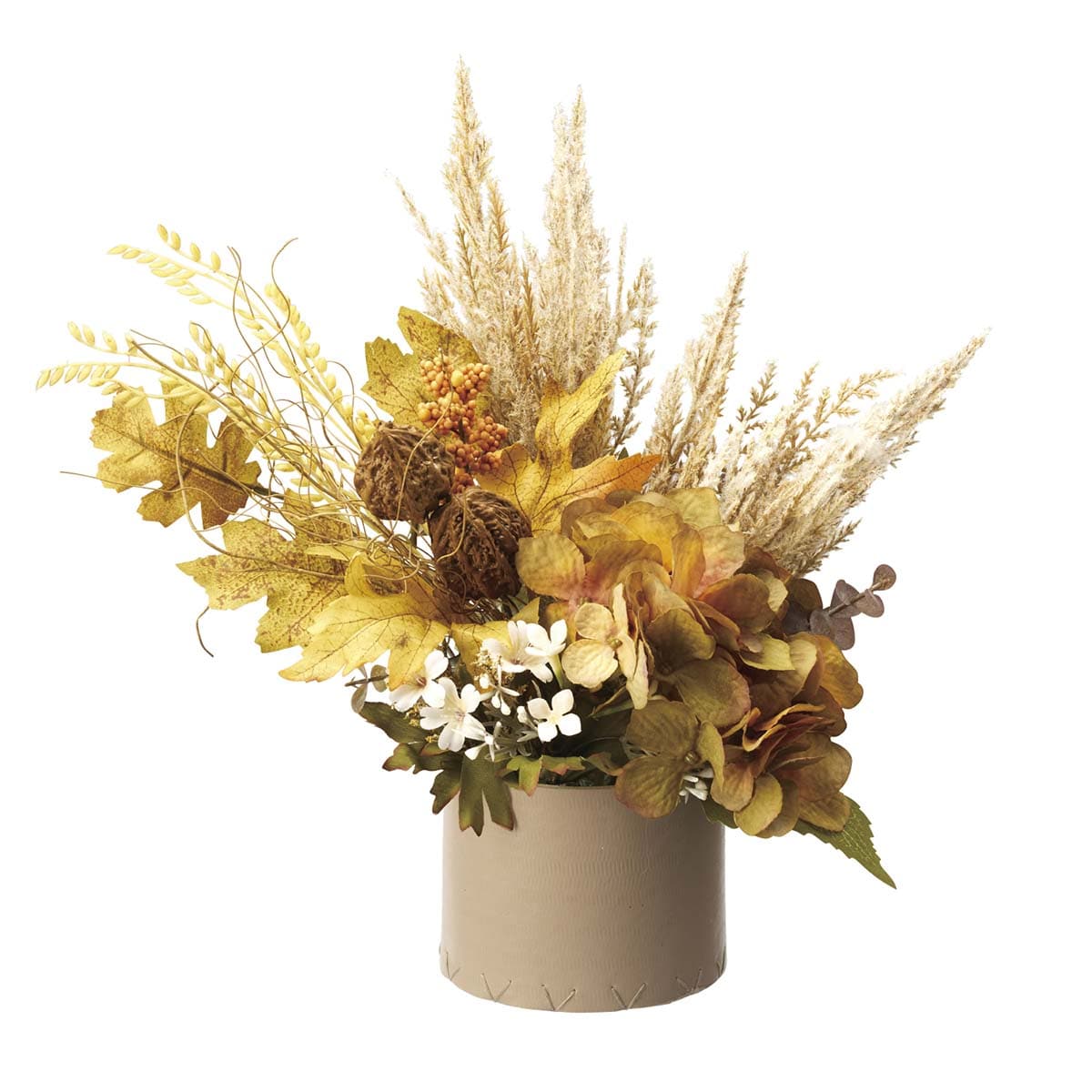 パンパスグラスアレンジ 高さ33cm ススキ 秋装飾 ディスプレイ 造花 置物 通販 ストア エキスプレス