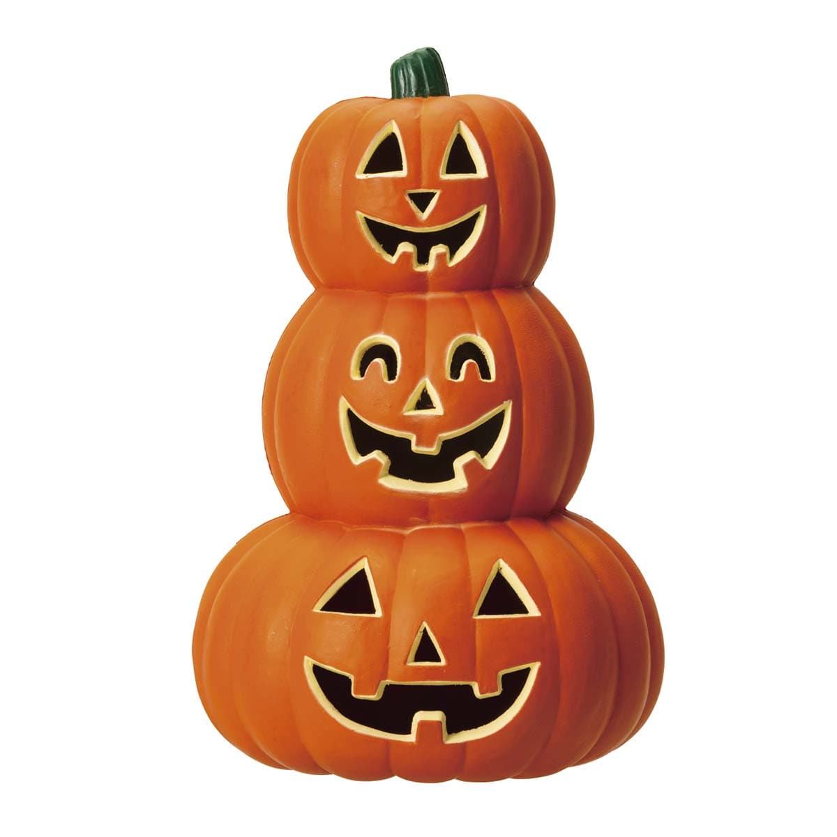 Led3連パンプキンランタン W23 D23 H36cm 通販 ストア エキスプレス