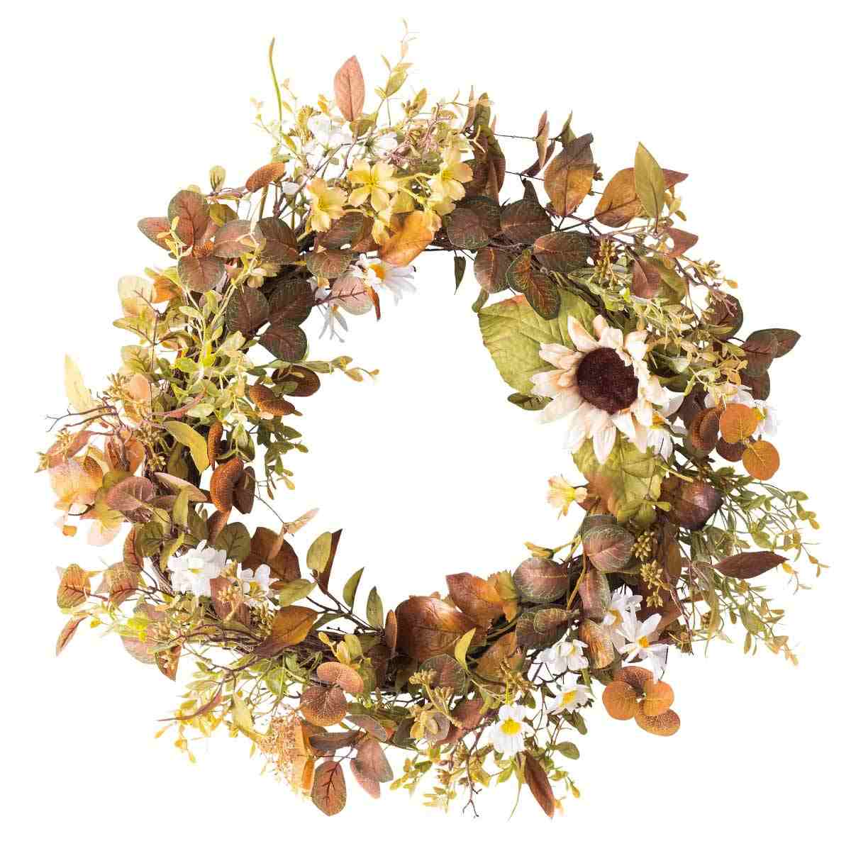 シックリース 秋装飾 ディスプレイ 造花 吊り装飾 ハンギング 通販 ストア エキスプレス