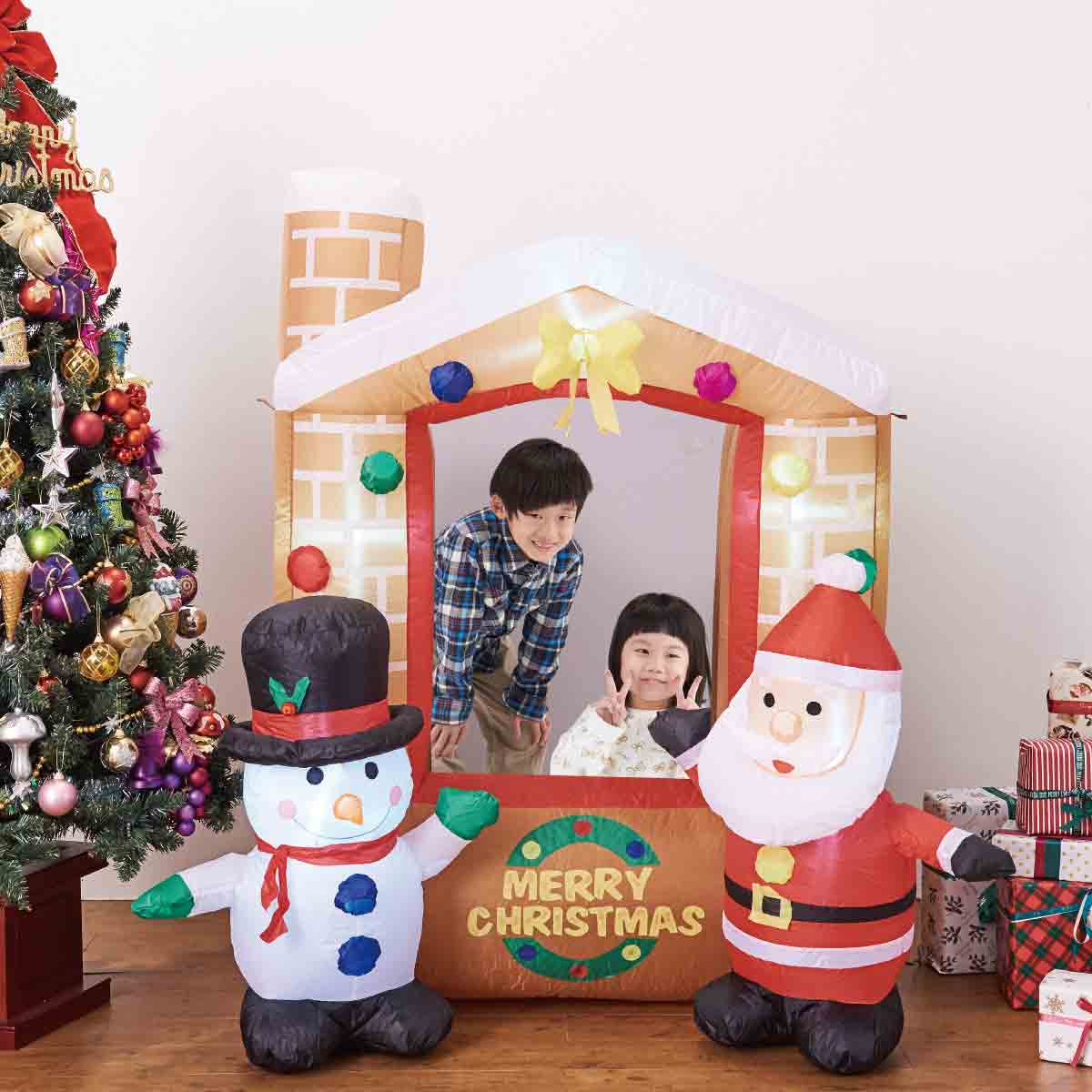 光る エアブロードール クリスマスハウス クリスマス ディスプレイ 店舗装飾 サンタクロース スノーマン 通販 ストア エキスプレス 光る エアブロードール クリスマスハウス クリスマス ディスプレイ 店舗装飾 サンタクロース スノーマン 通販 ストア エキスプレス