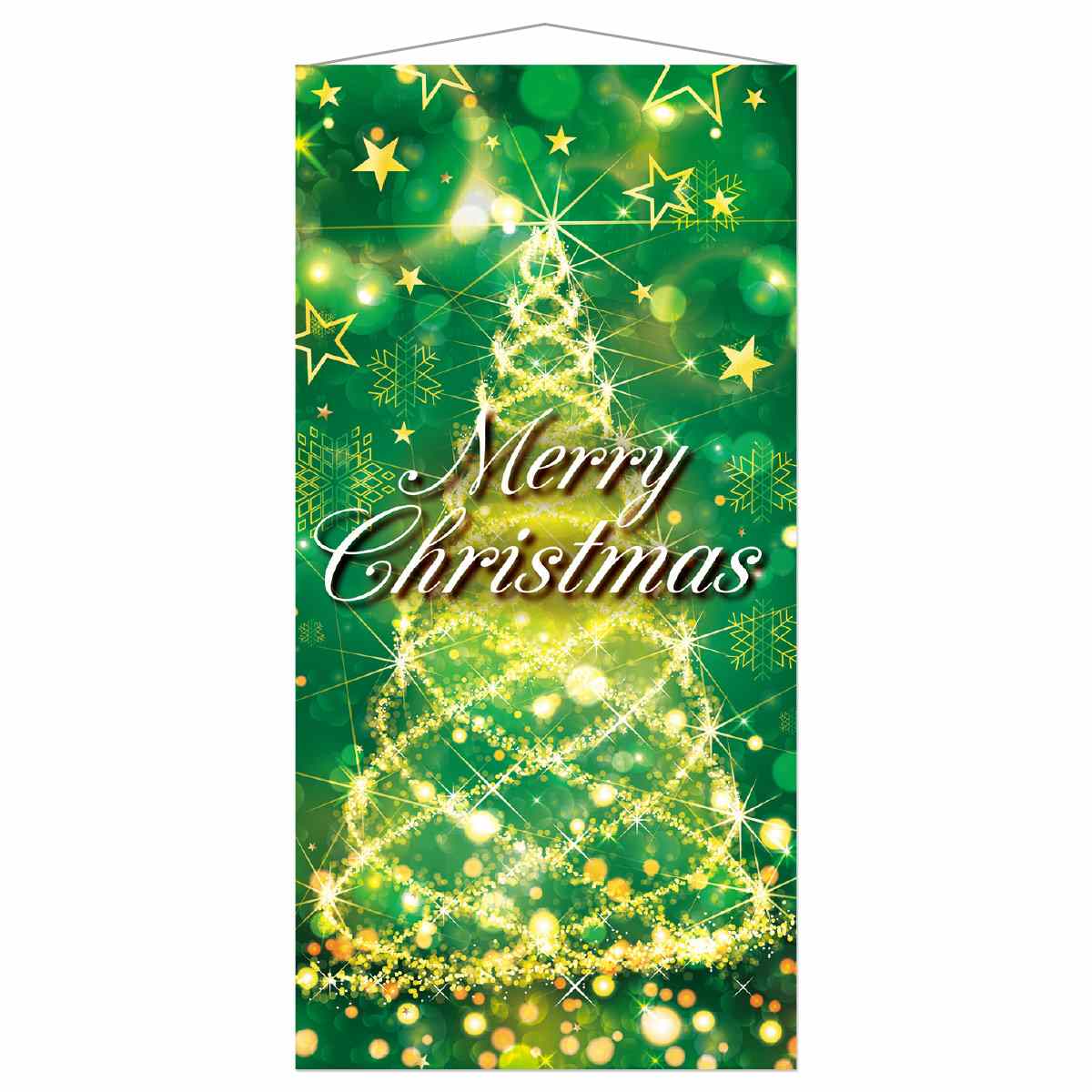 クリスマスタペストリー スターライトツリー 90 180cm クリスマス ディスプレイ 店舗装飾 クリスマス飾り 吊るし飾り 壁面 通販 ストア エキスプレス