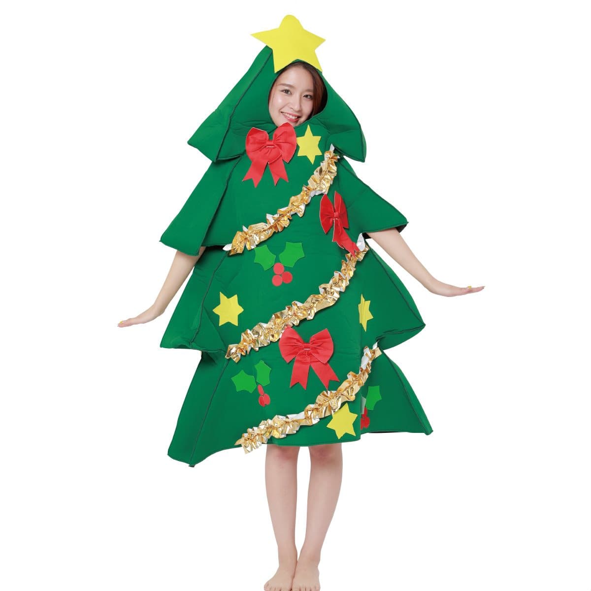 全身着ぐるみクリスマスツリー 大人用フリー クリスマスイベントグッズ 通販 ストア エキスプレス