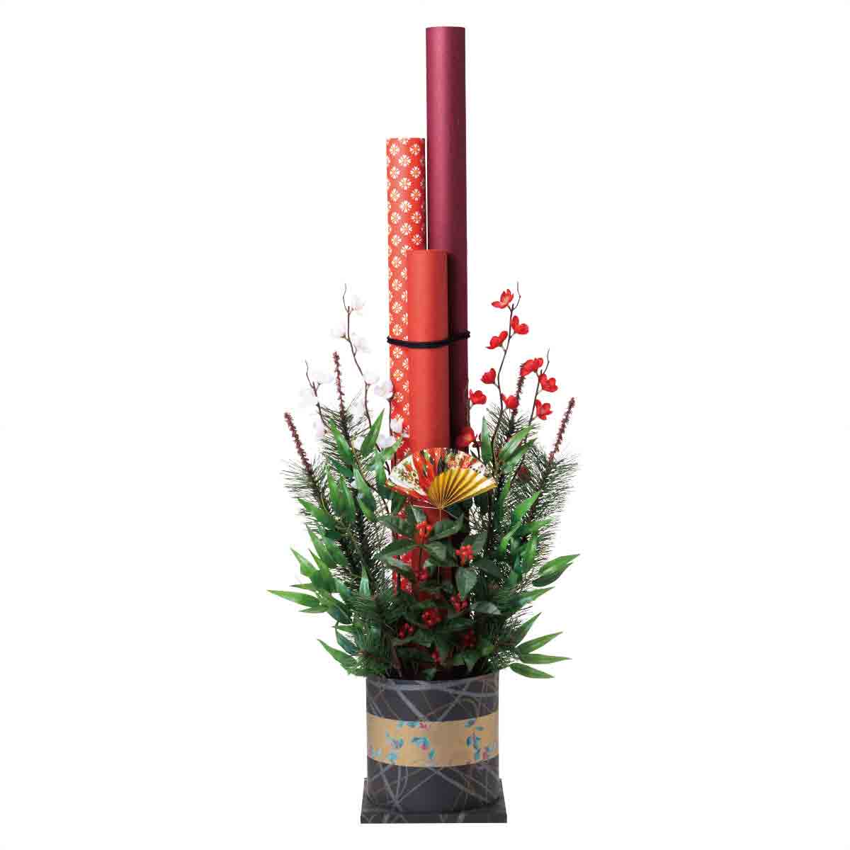 彩華門松アレンジ 106cm 正月 ディスプレイ 店舗装飾 エントランス 通販 ストア エキスプレス