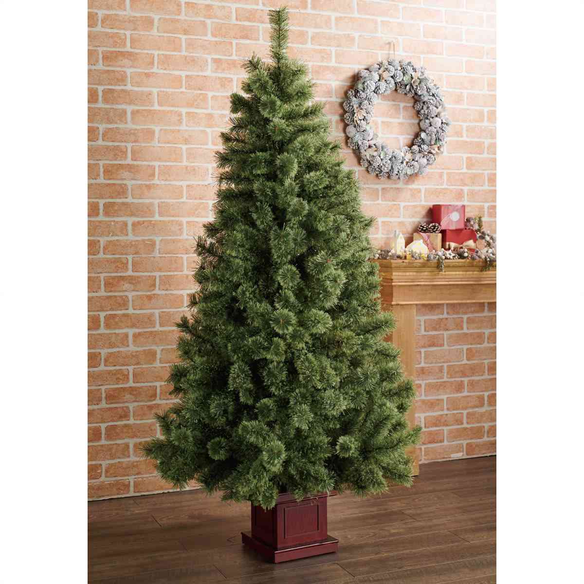 ブラシブランチツリー クリスマス ヌードツリー ディスプレイ 木製ベース ブラシブランチツリー クリスマス ヌードツリー ディスプレイ 木製ベース