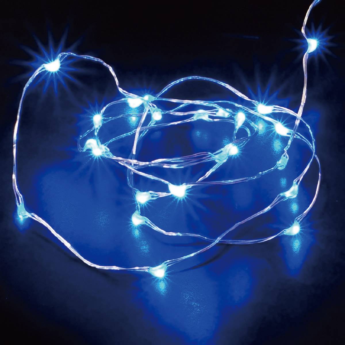 LED　星型　イルミネーション　カーテン ライト ブルー