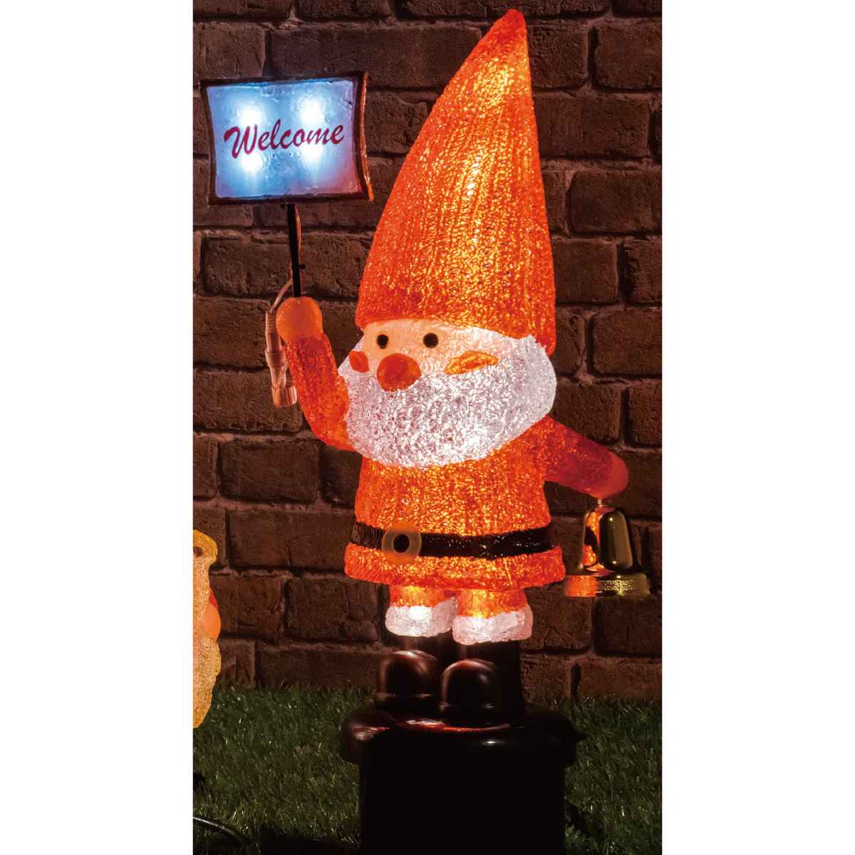68cm Ledムービングモチーフライト ウェルカムサンタクロース 屋外使用可 クリスマスイルミネーション 通販 ストア エキスプレス