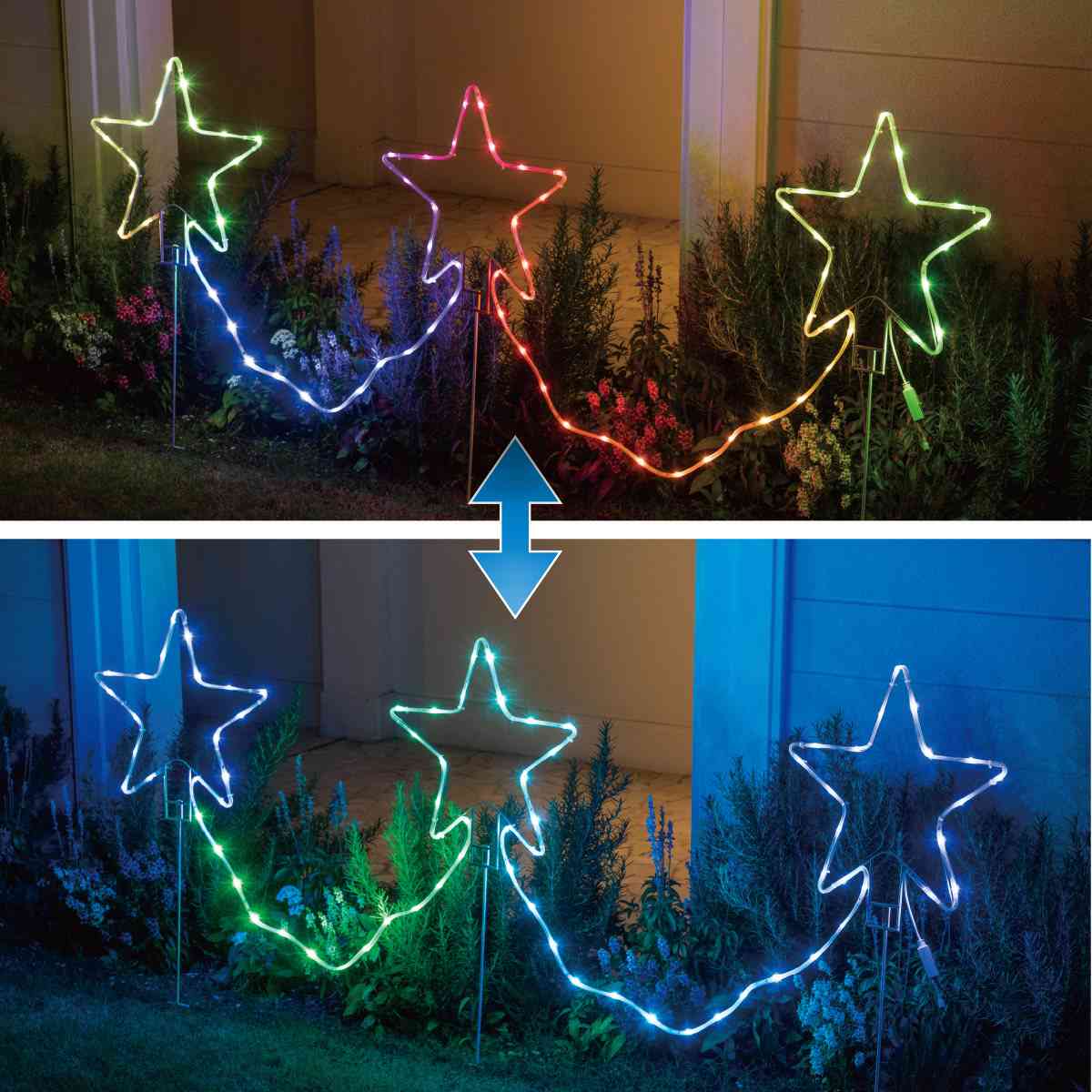 Ledテープライト トリプルスター 屋外使用可 クリスマスイルミネーション 通販 ストア エキスプレス