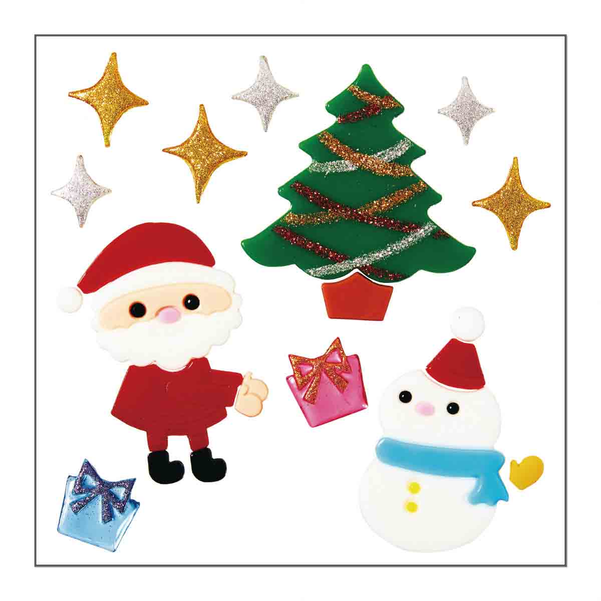 グミデコ バッグs ハッピータイム クリスマス ウインドウディスプレイ 店舗装飾 窓飾り 通販 ストア エキスプレス