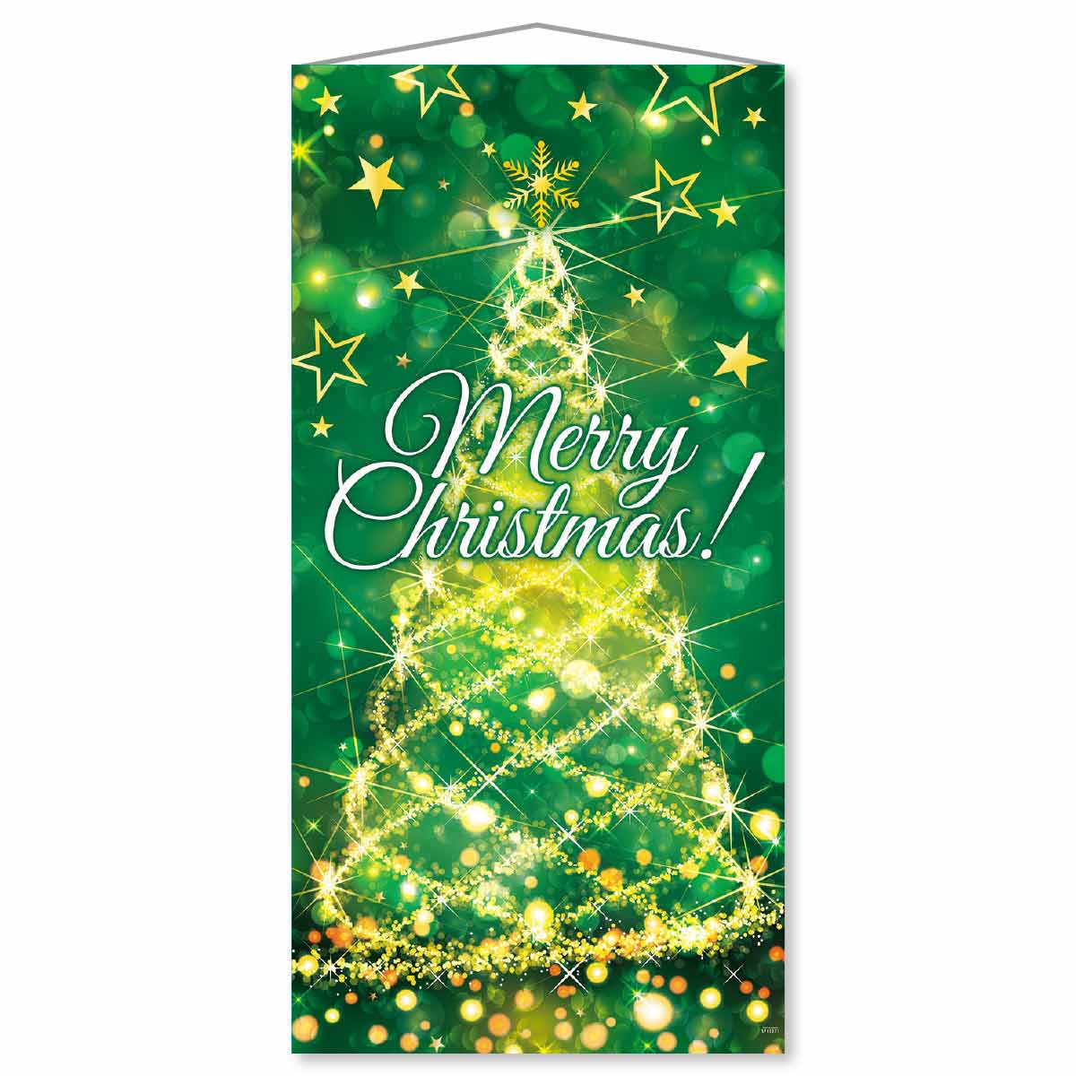 防炎加工 タペストリー スターライトクリスマスツリー 90x180cm クリスマス飾り通販 ストエキ 防炎加工 タペストリー スターライトクリスマスツリー 90x180cm クリスマス飾り通販 ストエキ