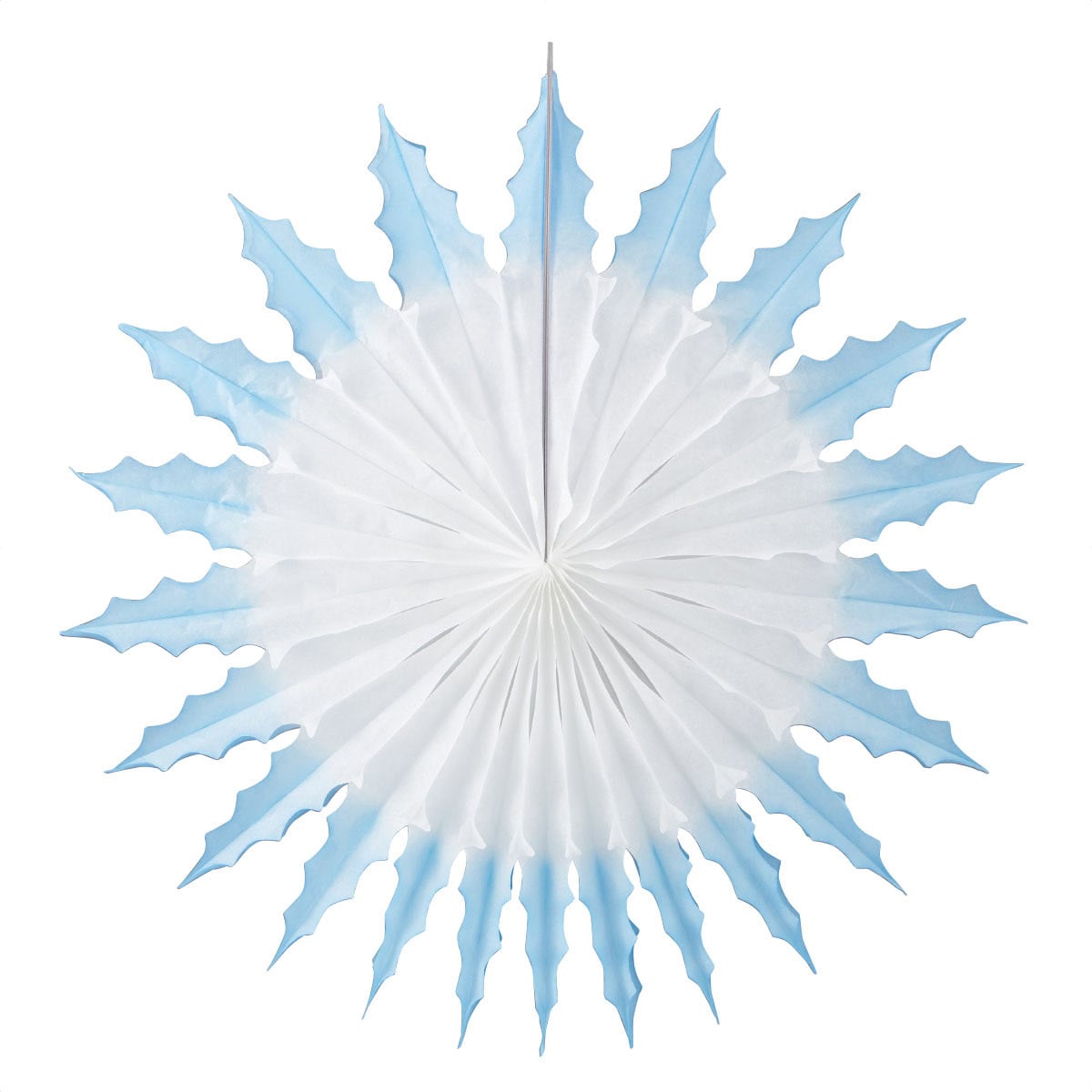 ヨーロッパハニカムハンガー クリスマス天井飾り おしゃれ 外水色スノー クリスマス飾り通販 ストエキ