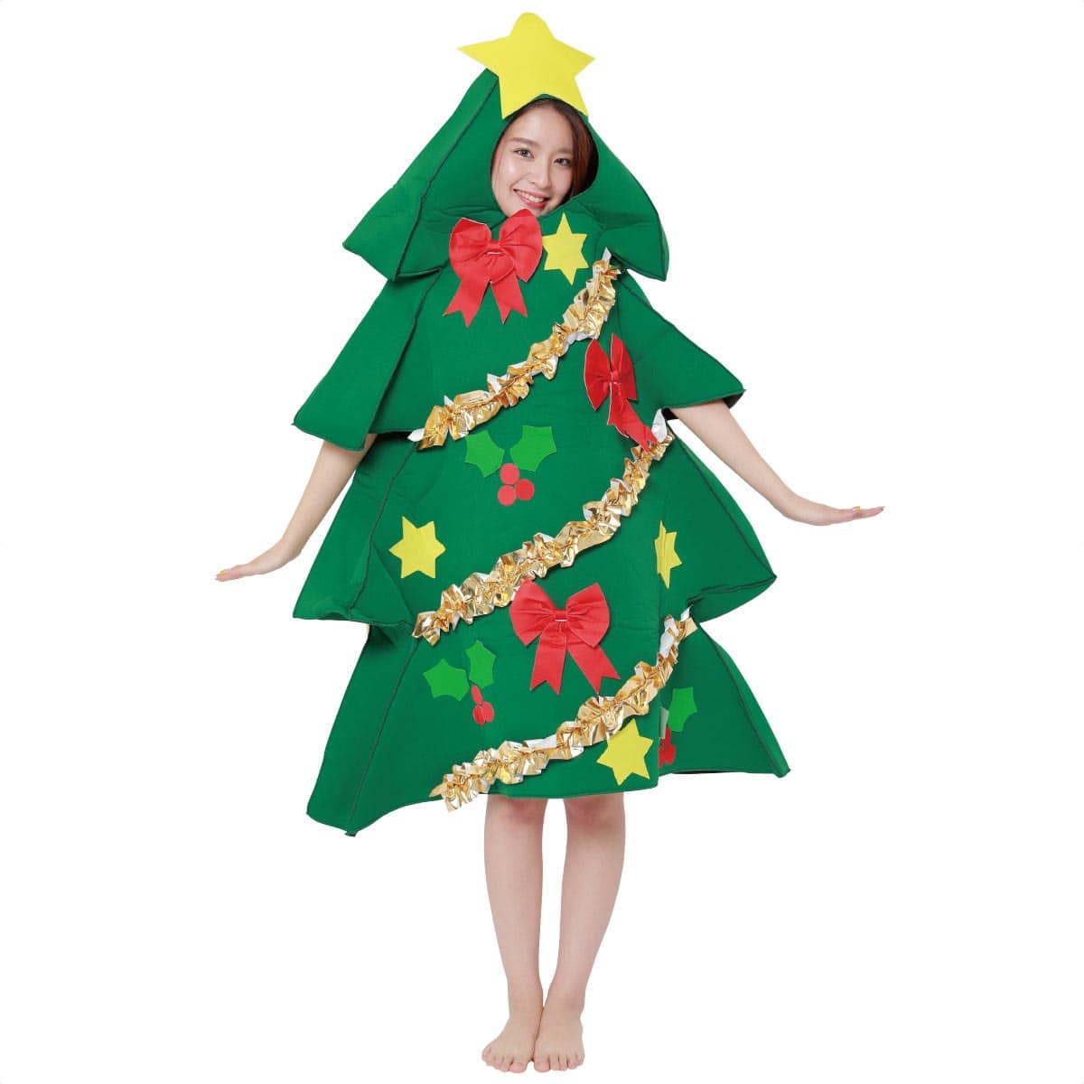 全身着ぐるみクリスマスツリー 大人用フリー クリスマス飾り通販 ストエキ