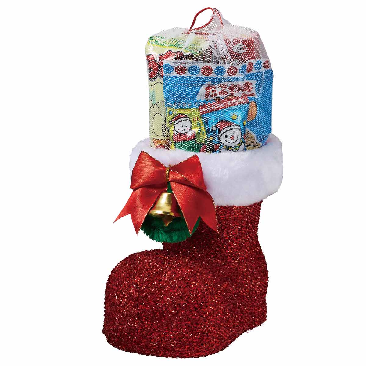 お菓子入りクリスマスブーツ 小 クリスマス飾り通販 ストエキ