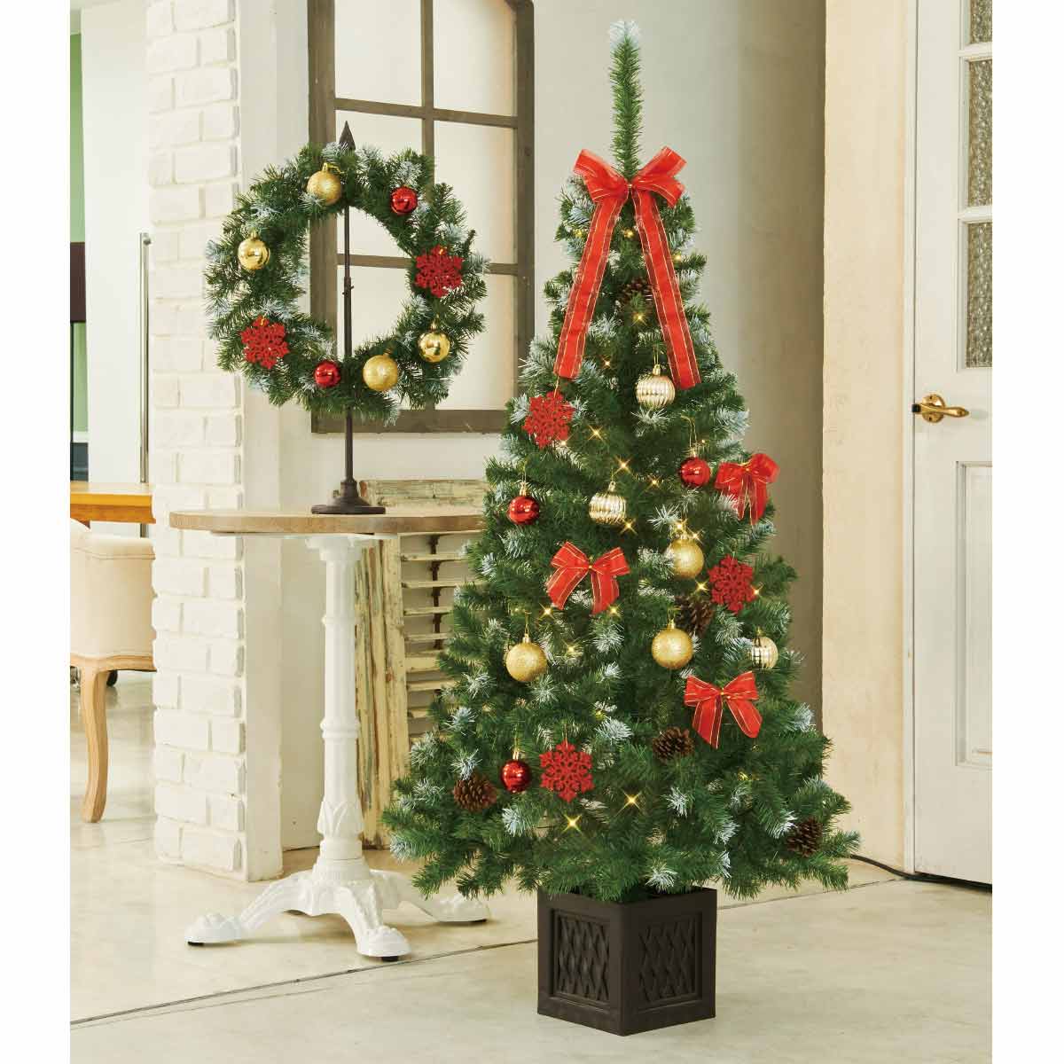 お買得コーディネートクリスマスツリーセット150cm 2wayクリスマスガーランド リース付 クリスマス飾り通販 ストエキ お買得コーディネートクリスマスツリーセット150cm 2wayクリスマスガーランド リース付 クリスマス飾り通販 ストエキ