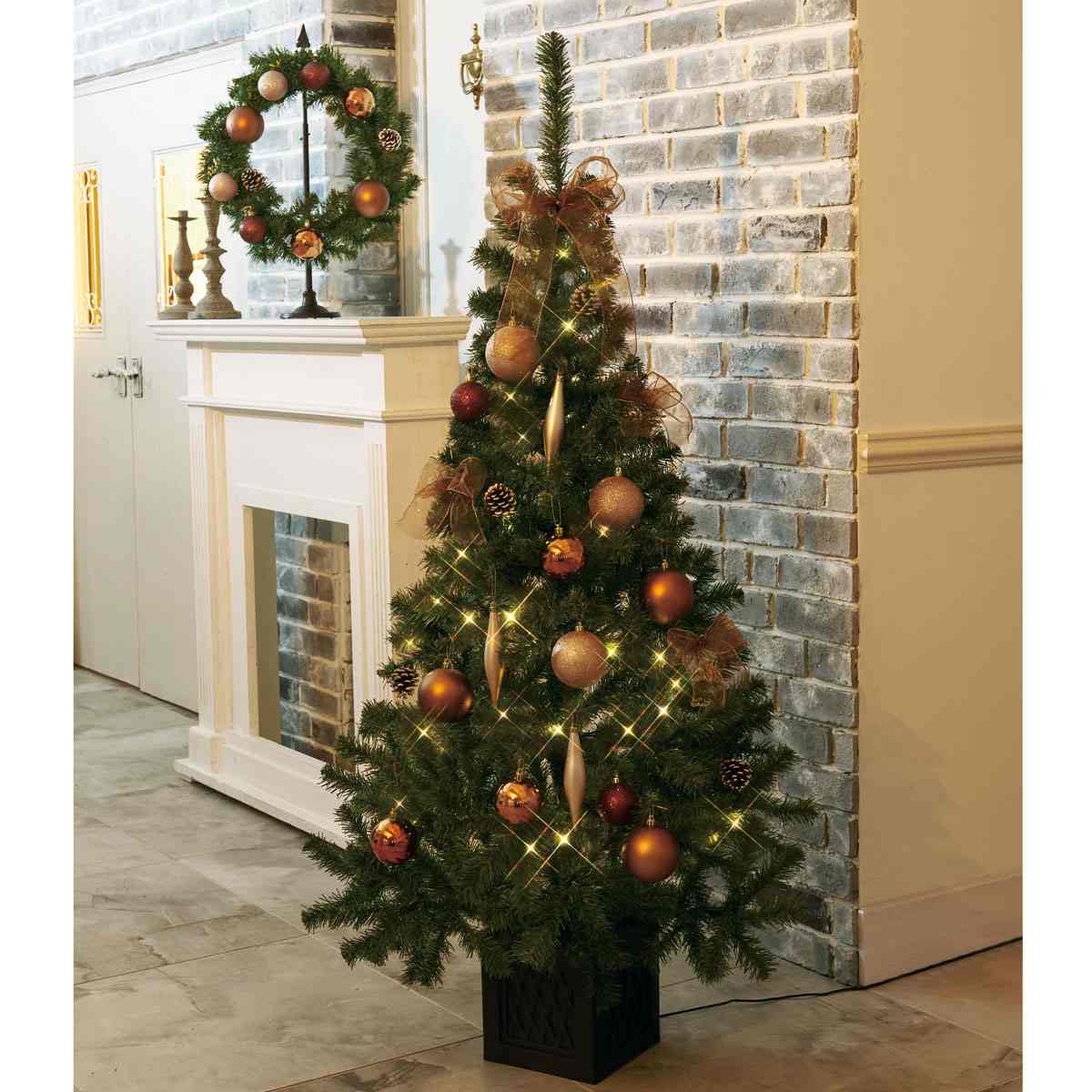 お買得コーディネートクリスマスツリーセット150cm 2WAYクリスマスガーランド／リース付 |クリスマス飾り通販 ストエキ