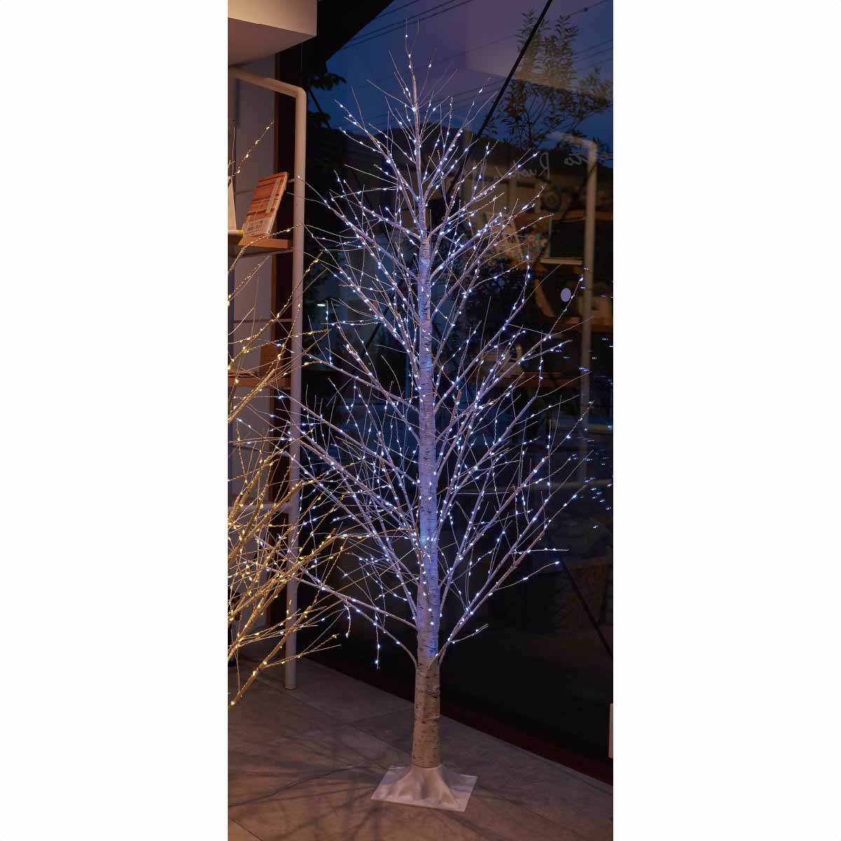 リモコン付き 白樺クリスマスツリースタンド H150cm|クリスマス飾り通販 ストエキ