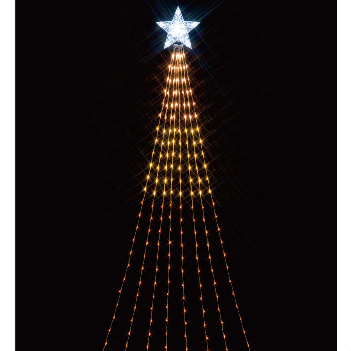 Ledナイアガラライト ゴールドグラデーション屋外使用可 2 5m 正月飾り通販 ストエキ