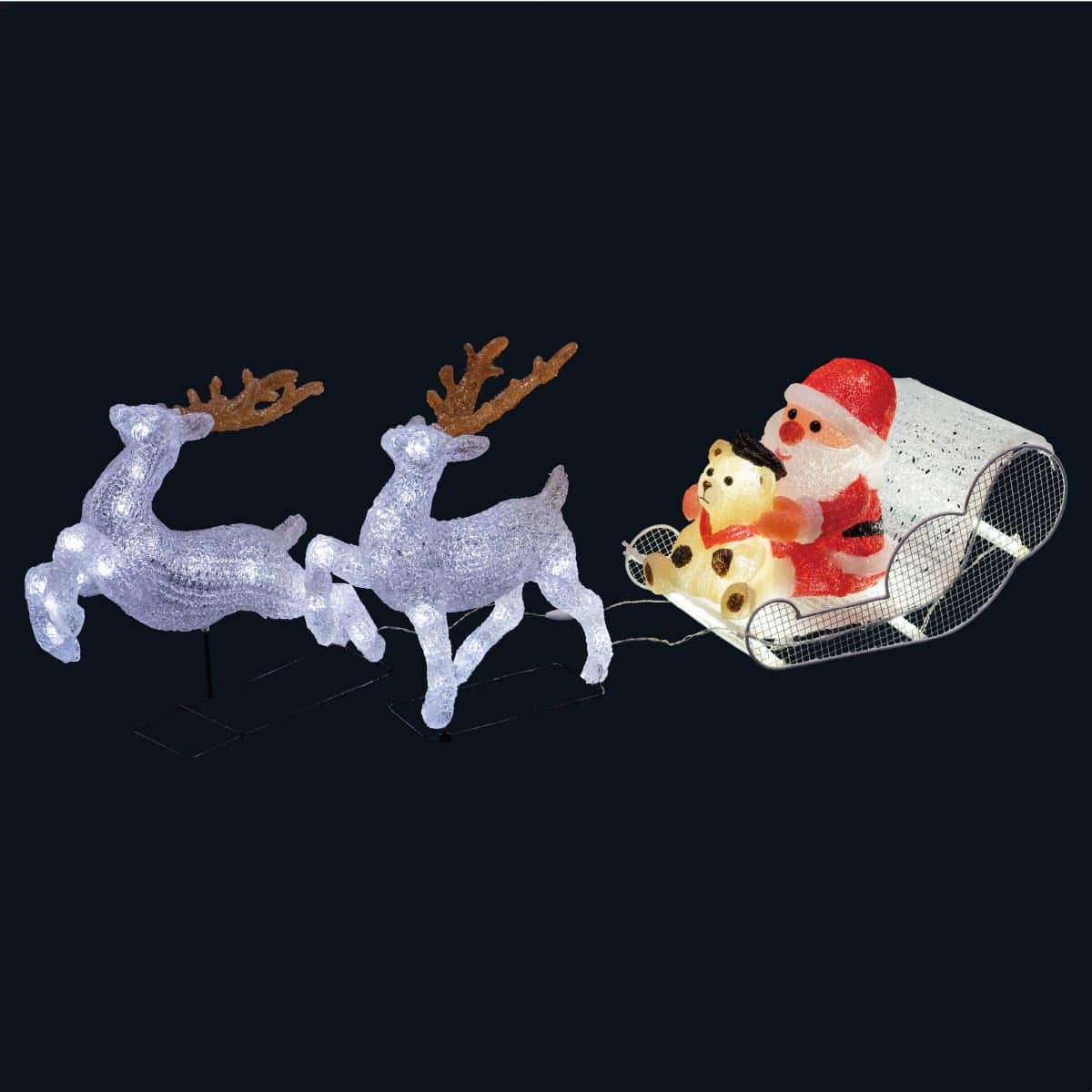 Ledモチーフ トナカイソリ サンタ クリスマス用ライト クリスマス飾り通販 ストエキ