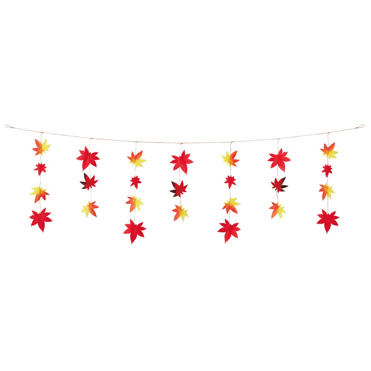 送料無料 紅葉のれんガーランド 本<>店舗の秋装飾で人気