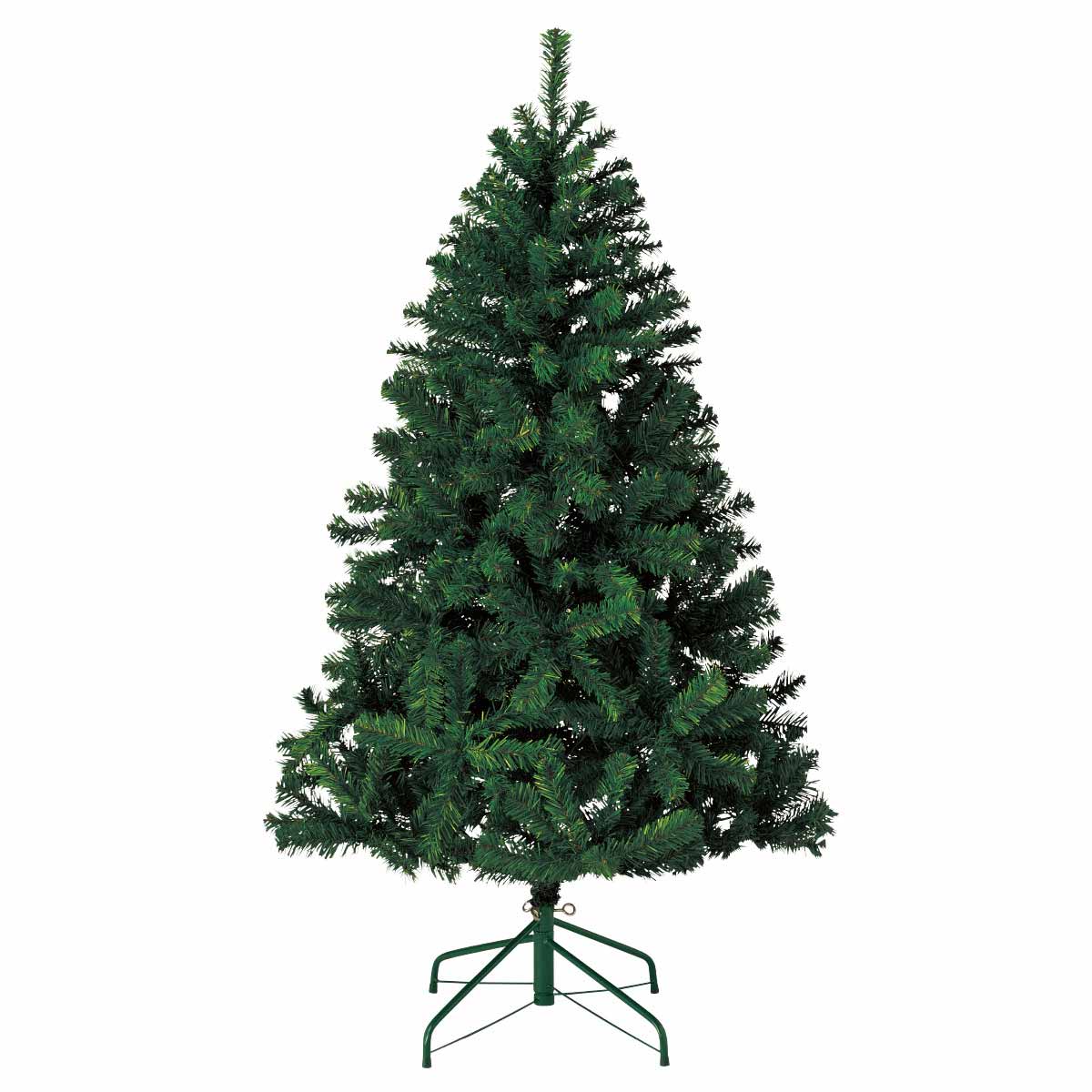 PVCクリスマスツリー グリーン スタンダード H120cm【通販】ストア