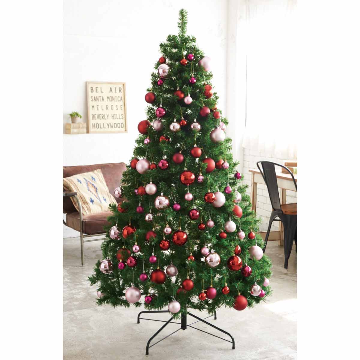 PVCクリスマスツリー グリーン スタンダード H120cm【通販】ストア