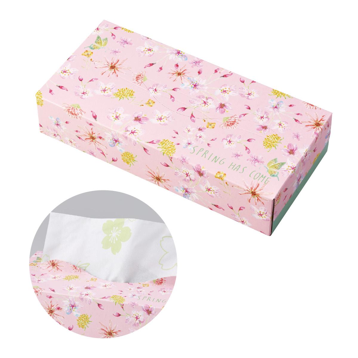 60個 桜ティッシュ