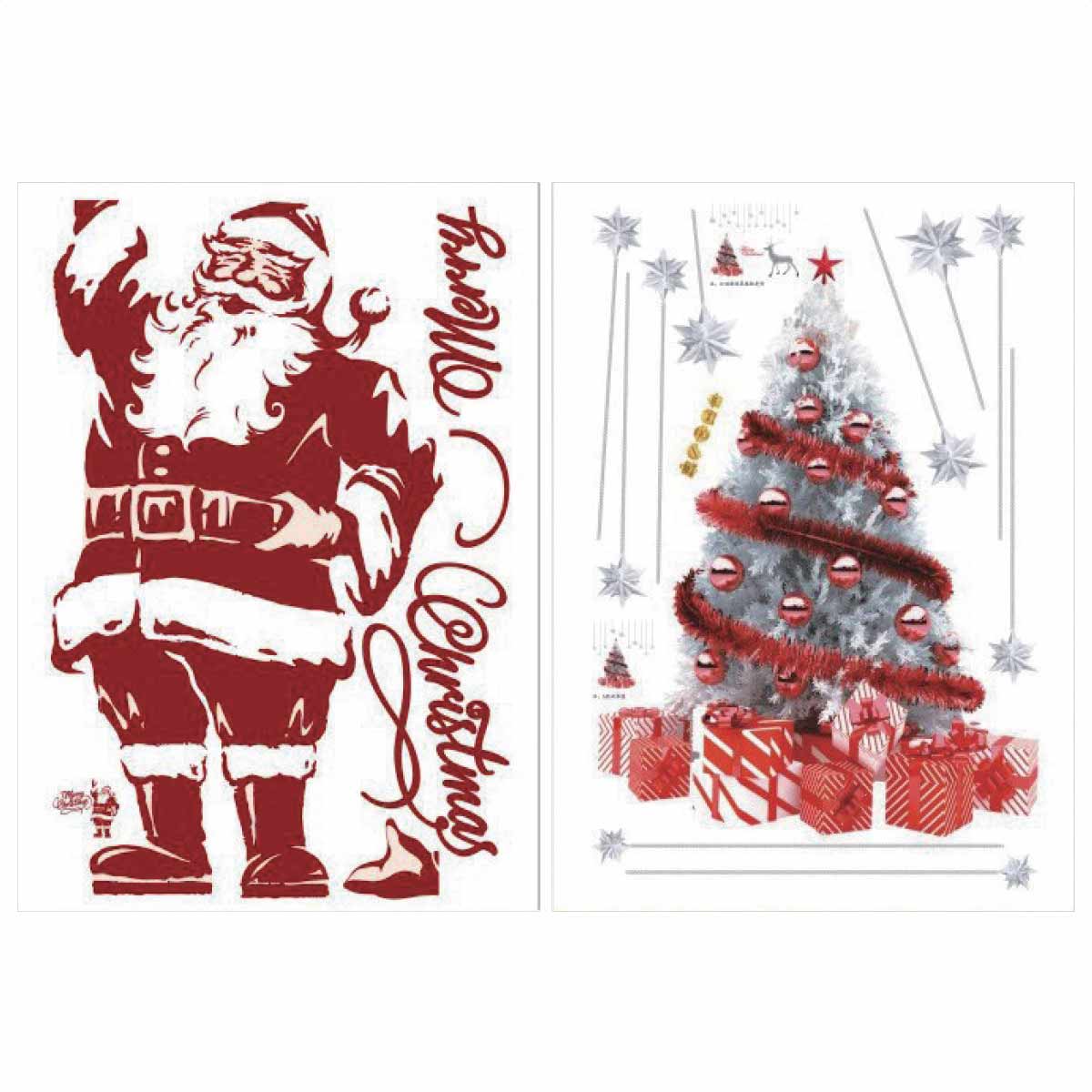 ❤クリスマス❤ステッカー　8シート　窓　シール　サンタ ❤クリスマス❤ステッカー8シート窓シールサンタ