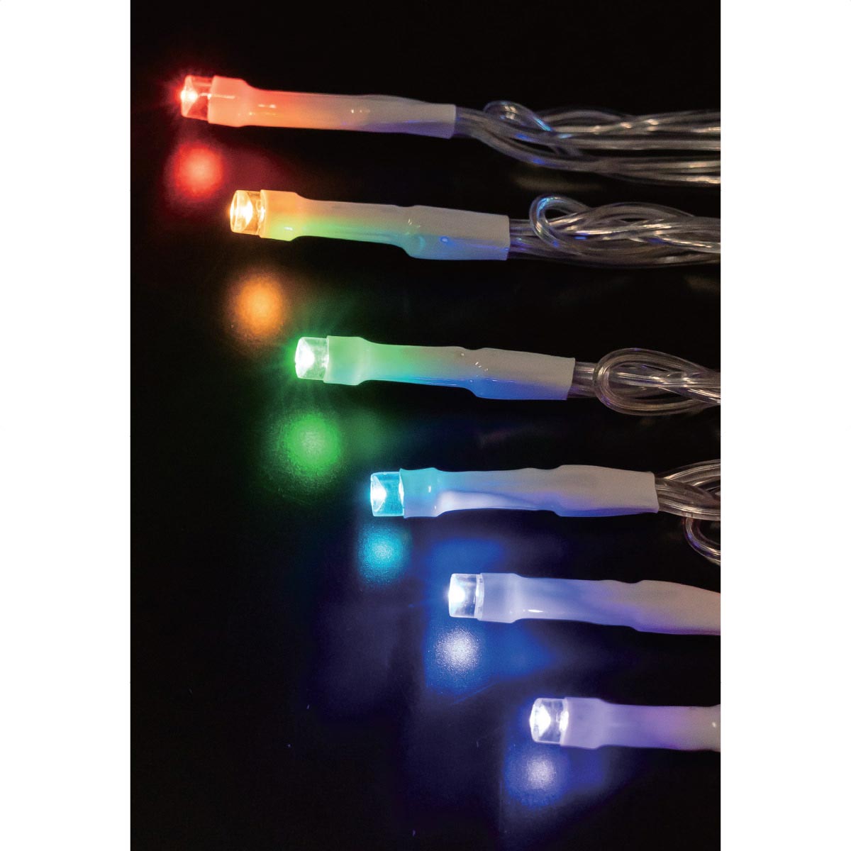 LED98球 レインボーグラデーションライト クリアコード