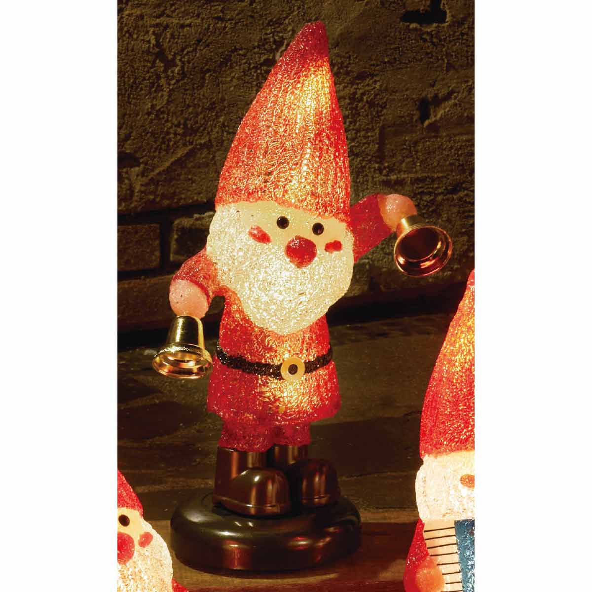 イルミネーション 屋外用 モチーフライト サンタクロース ベル 82×60cm