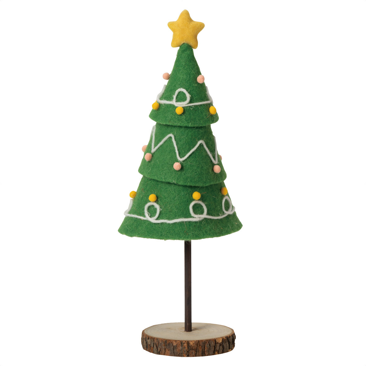 人気新品入荷 フェルトクリスマスツリースタンド 高さ37.5cm クリスマス