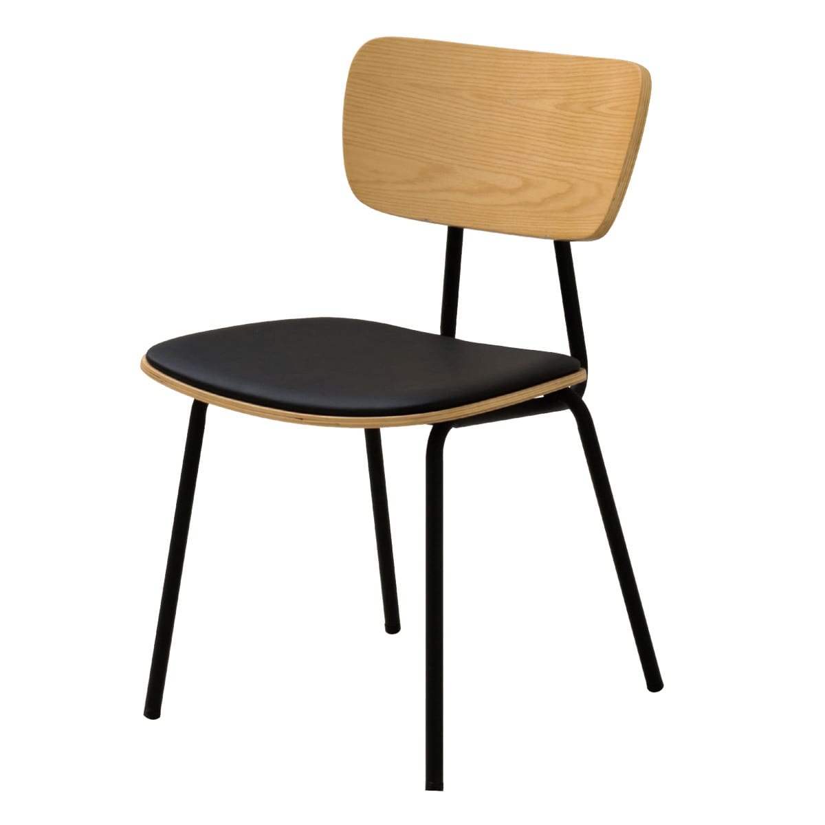 背合板スチールチェア チェア