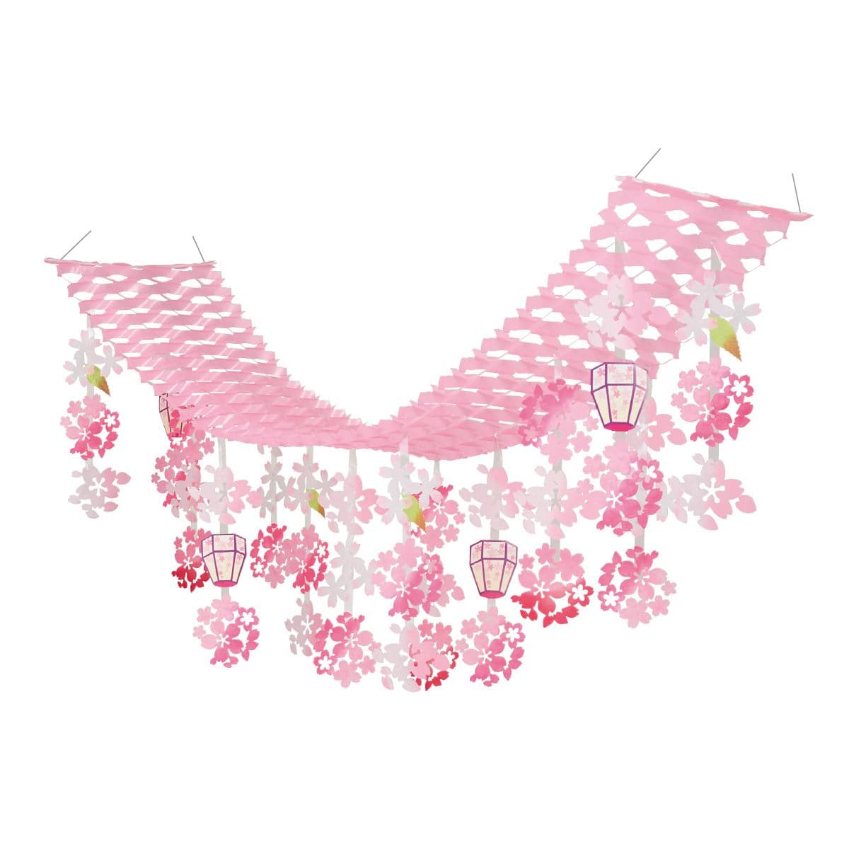 ぼんぼり桜プリーツハンガー