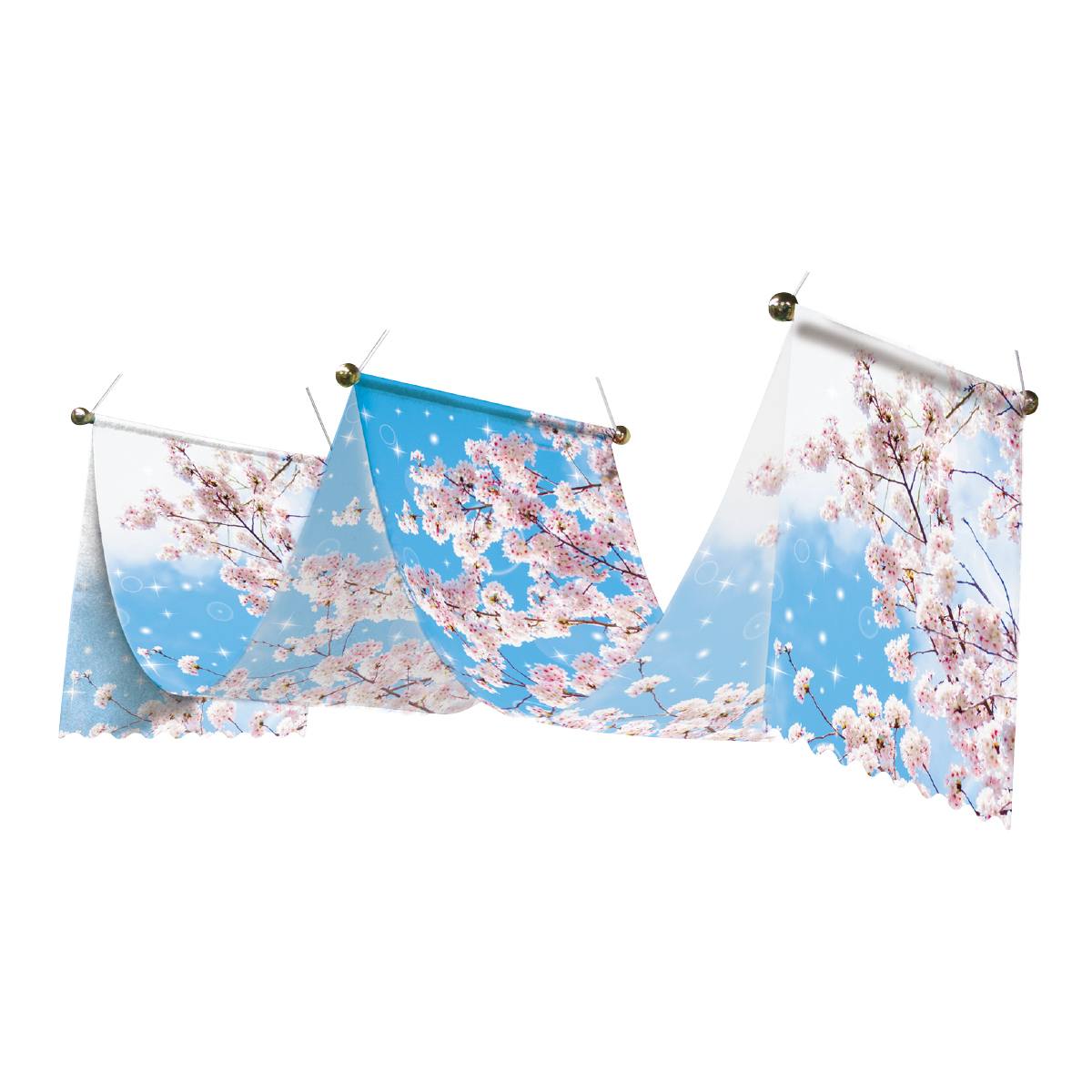 晴桜ウェーブペナント［ストエキオリジナル］