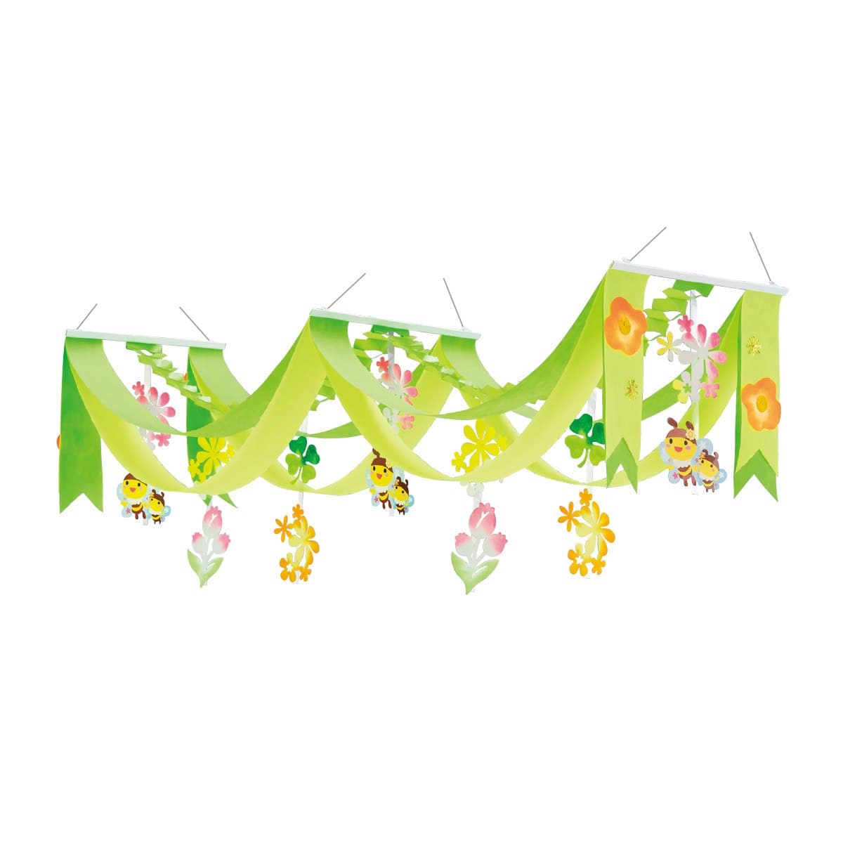 みつばち親子2連ペナント