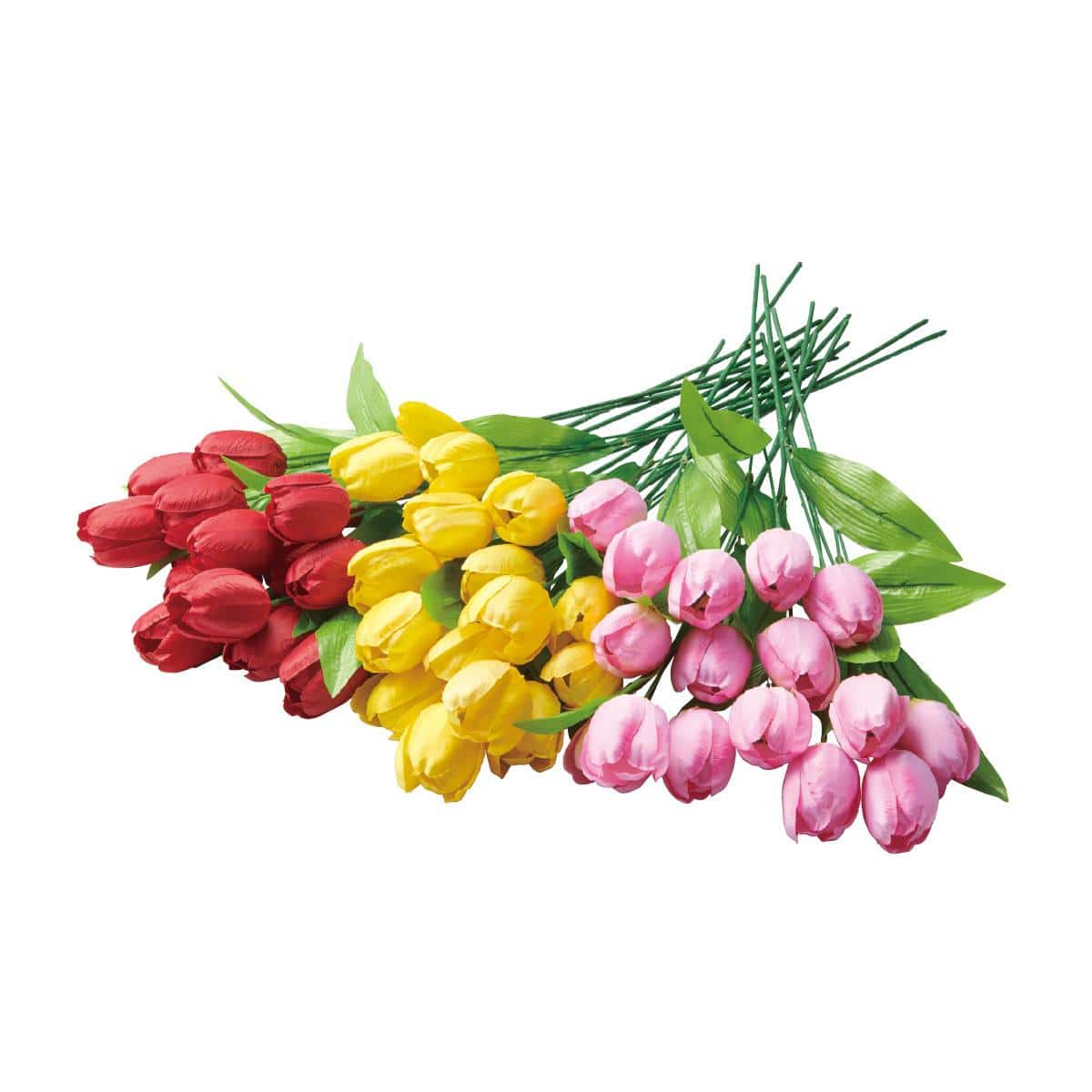 24本セット チューリップスプレー 51cm (造花)