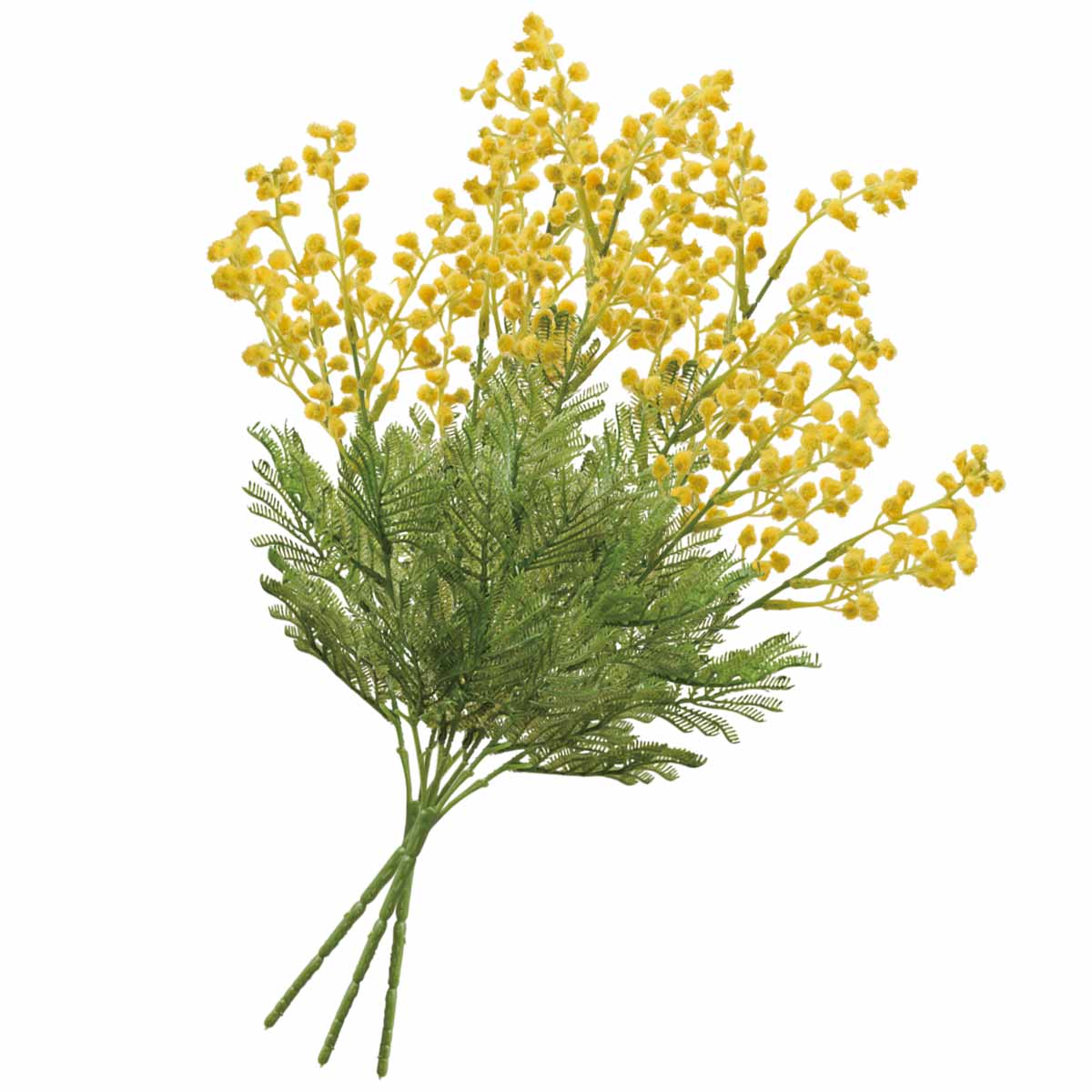 3本 ミモザ造花ブッシュセット 47cm
